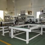 Auto type HF edge glued panel press