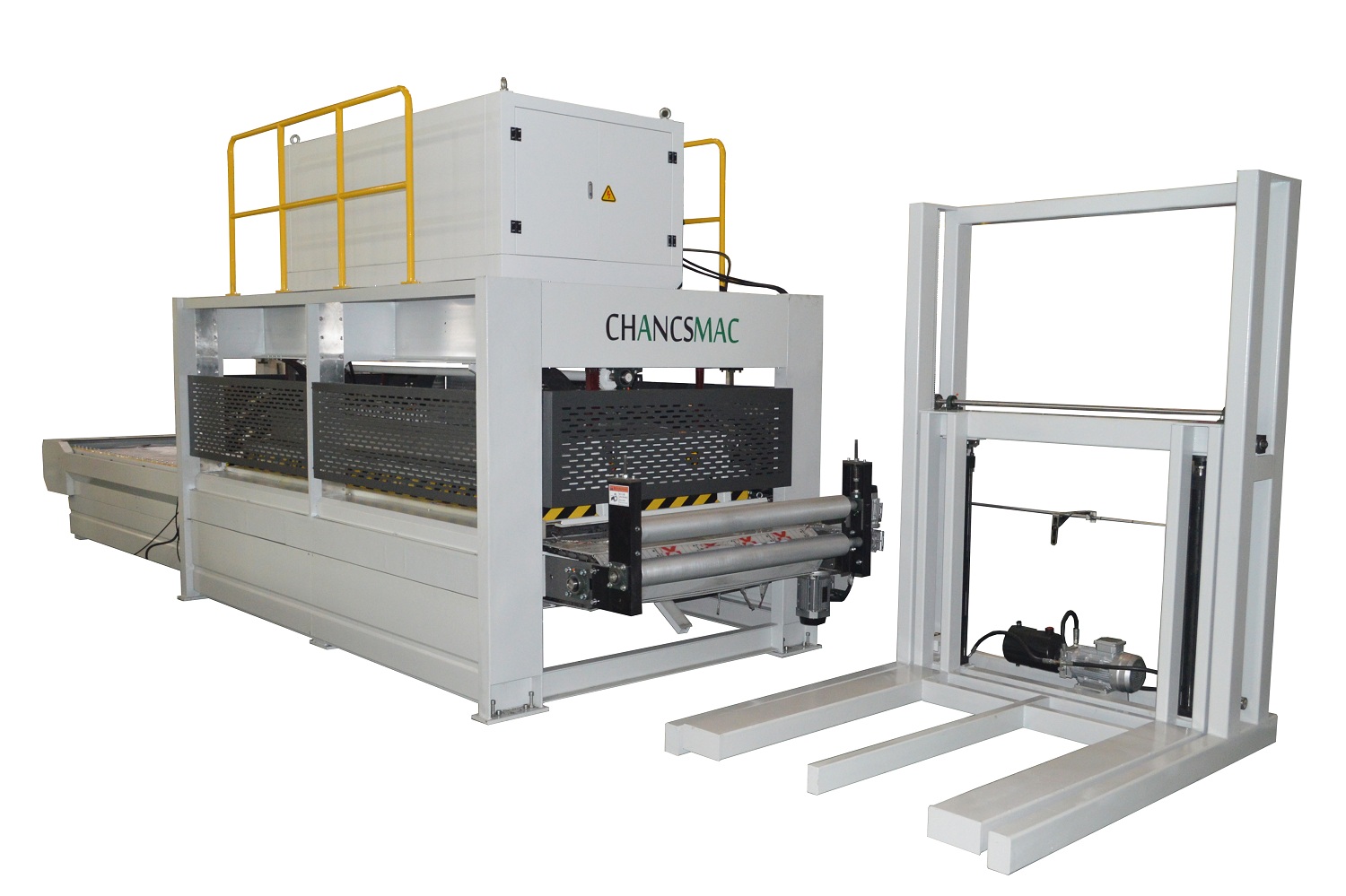 Auto type HF edge glued panel press