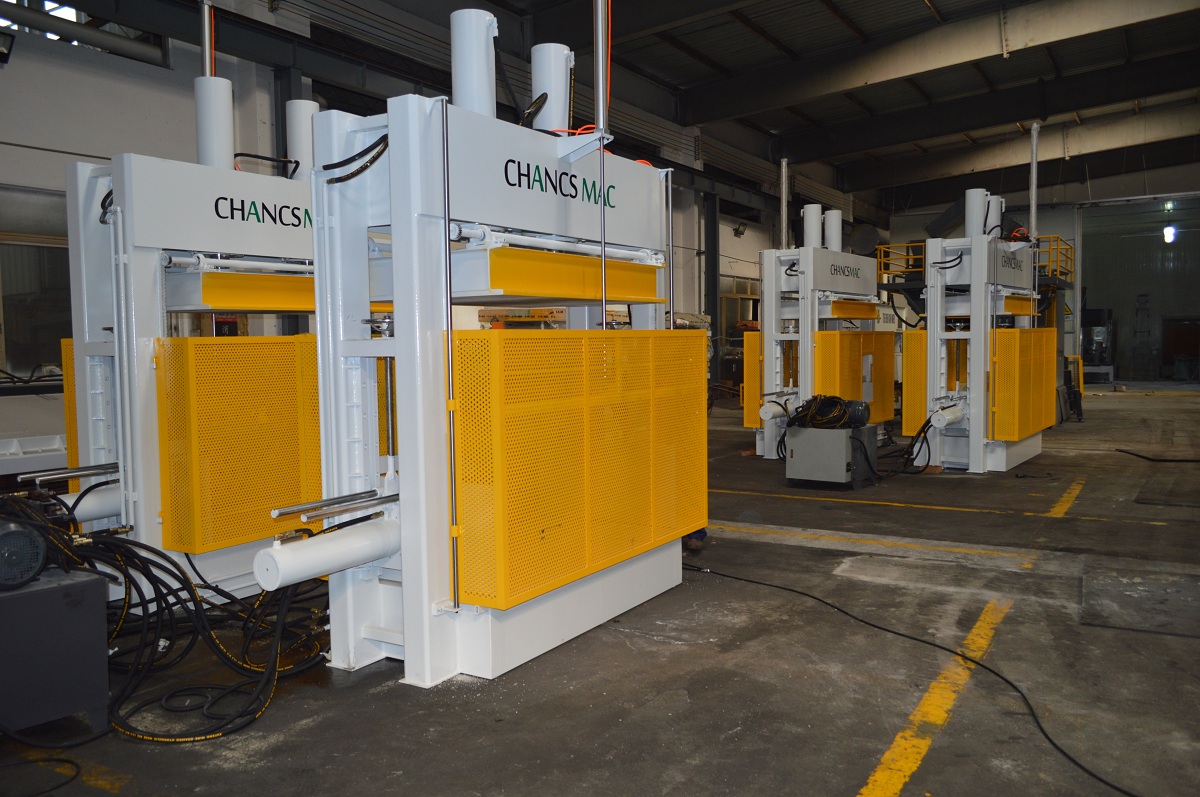 3D HF plywood bending press