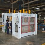 Vertical + 3D HF plywood bending press