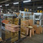 Vertical + 3D HF plywood bending press