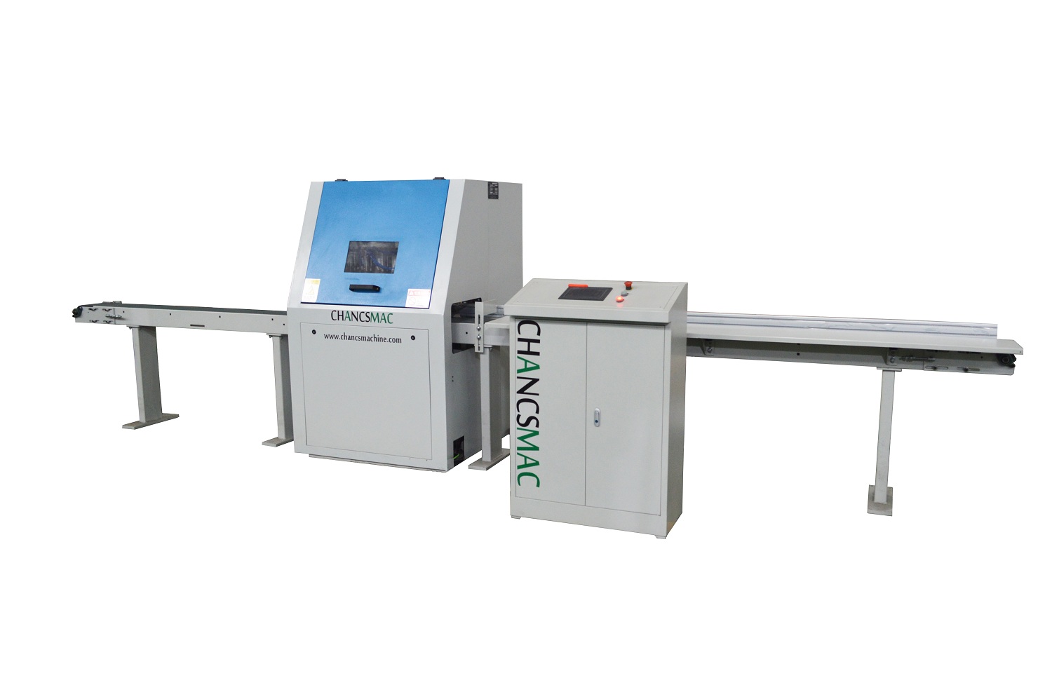 Fast cross cutting saw