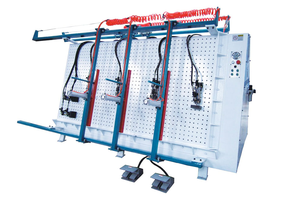 Machine 3 Door Hydraulic door assembly machine | CHANCSMAC