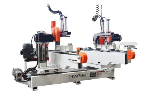 Double end cutting saw