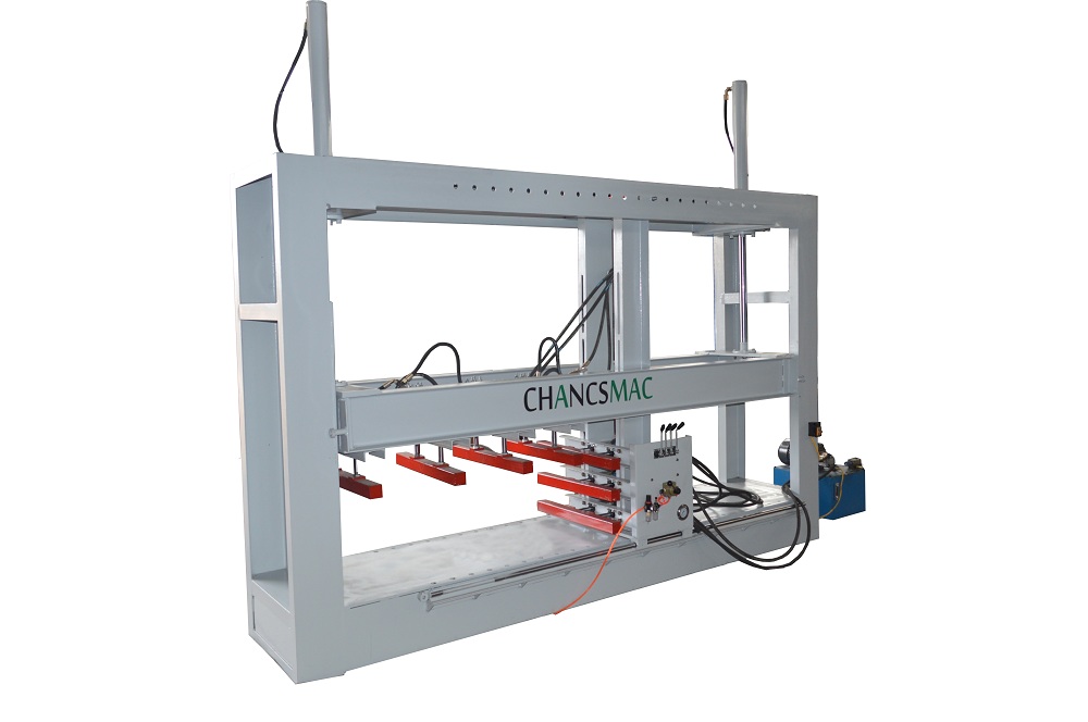 Hydraulic case assembly machine