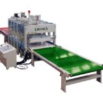 Hot laminating press line