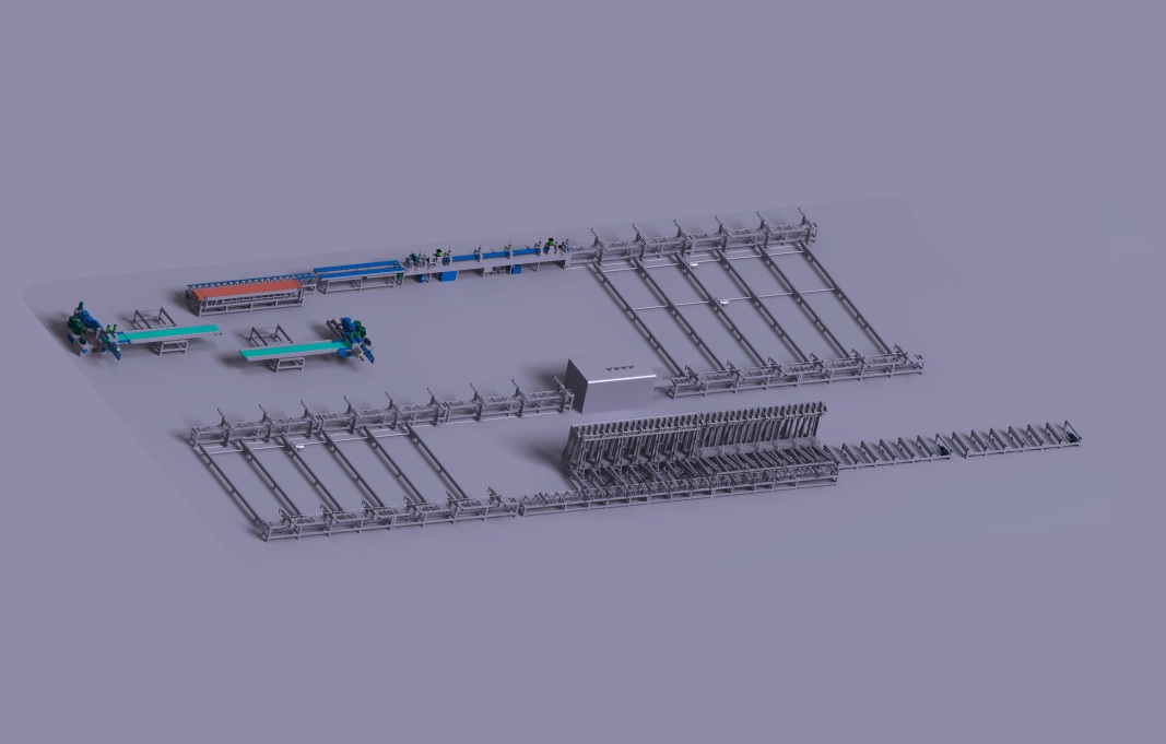 Glulam production line