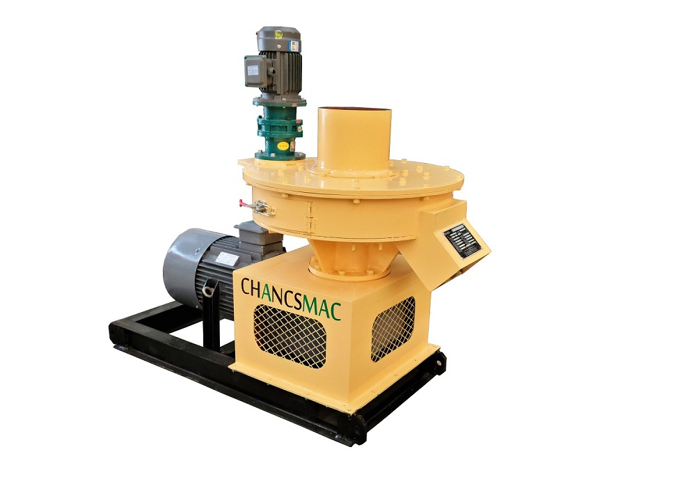 Wood pellet making machine