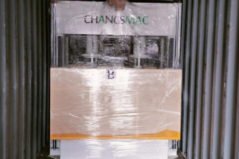 4 Sets HF Plywood Bending Press Shipping to Russia