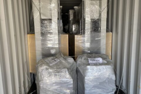 6 Sets HF Plywood Bending Press Shipping to Russia