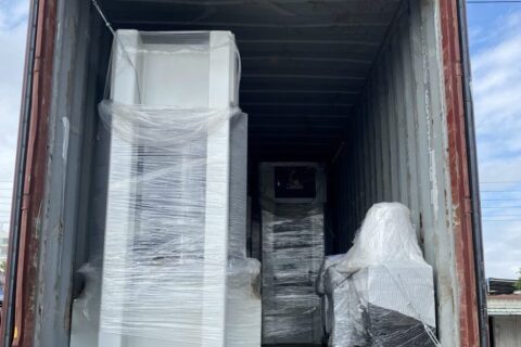 1×40’HQ Hydraulic press shipping to Indonesia