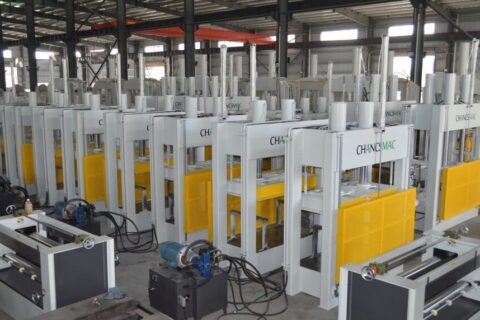 HF plywood bending press shipping to Ukraine