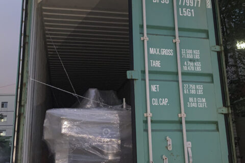 Fully auto finger joint line shipping to Dubai