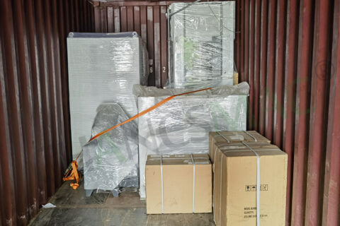 1×40’HQ Chiar making machine shipping to Ukraine