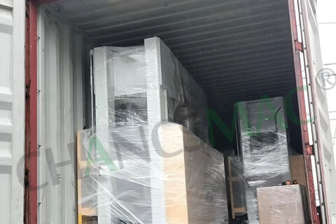 HF plywood bending press shipping to Russia