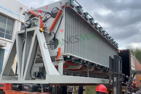 6200mm long Rotary press is shipping to Dubai