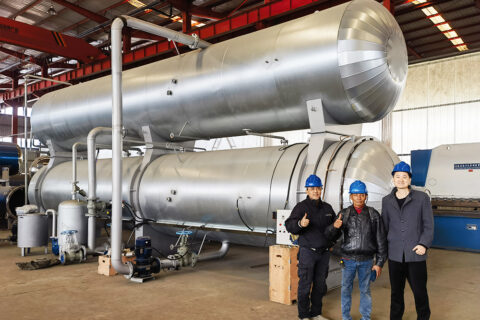 Wood impregnating tank & Boiler project