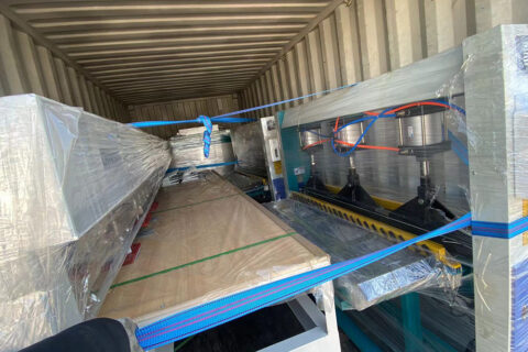 Veneer machines shipping to Vietnam