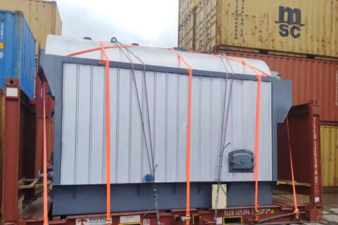 Hot water boiler shipping to Indonesia