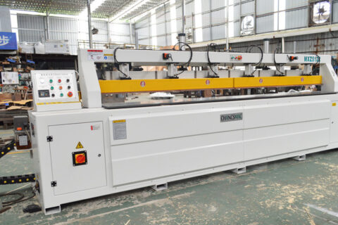 Veneer edge milling machine test