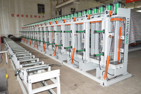 16m long Glulam press test for foreign customer
