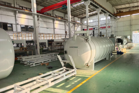 4.5 CBM High frequency vacuum dryer shipping to Korea