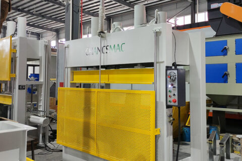 HF plywood bending press test before shipping