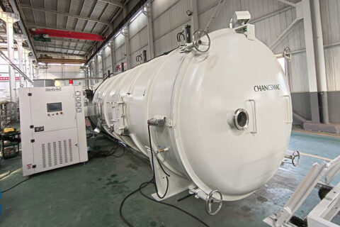 14CBM HF vacuum dryer shipping to Middle east asia
