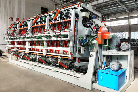 6200mm long two sections Hydraulic Rotary Press test